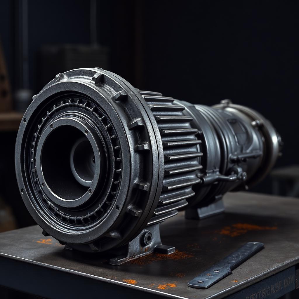 Clean differential cover with uniform satin finish